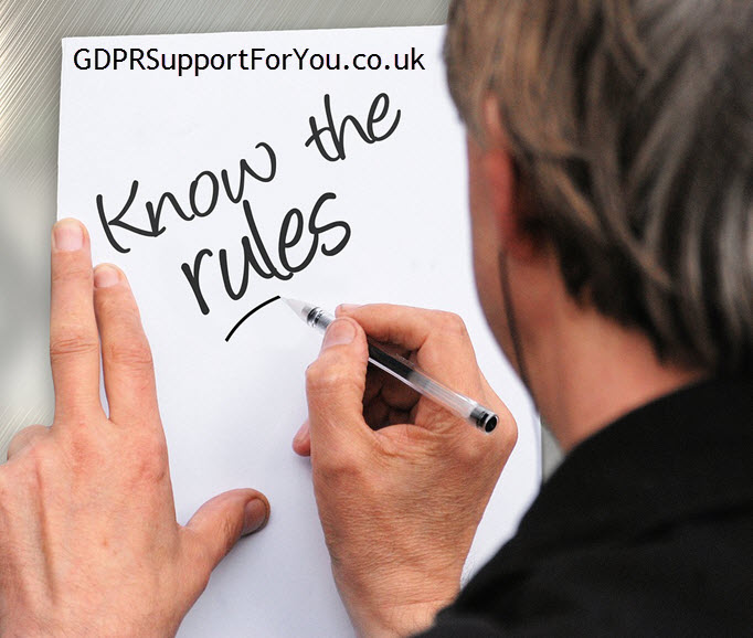 know the rules GDPR and DPA 2018 - GDPR Support For You .